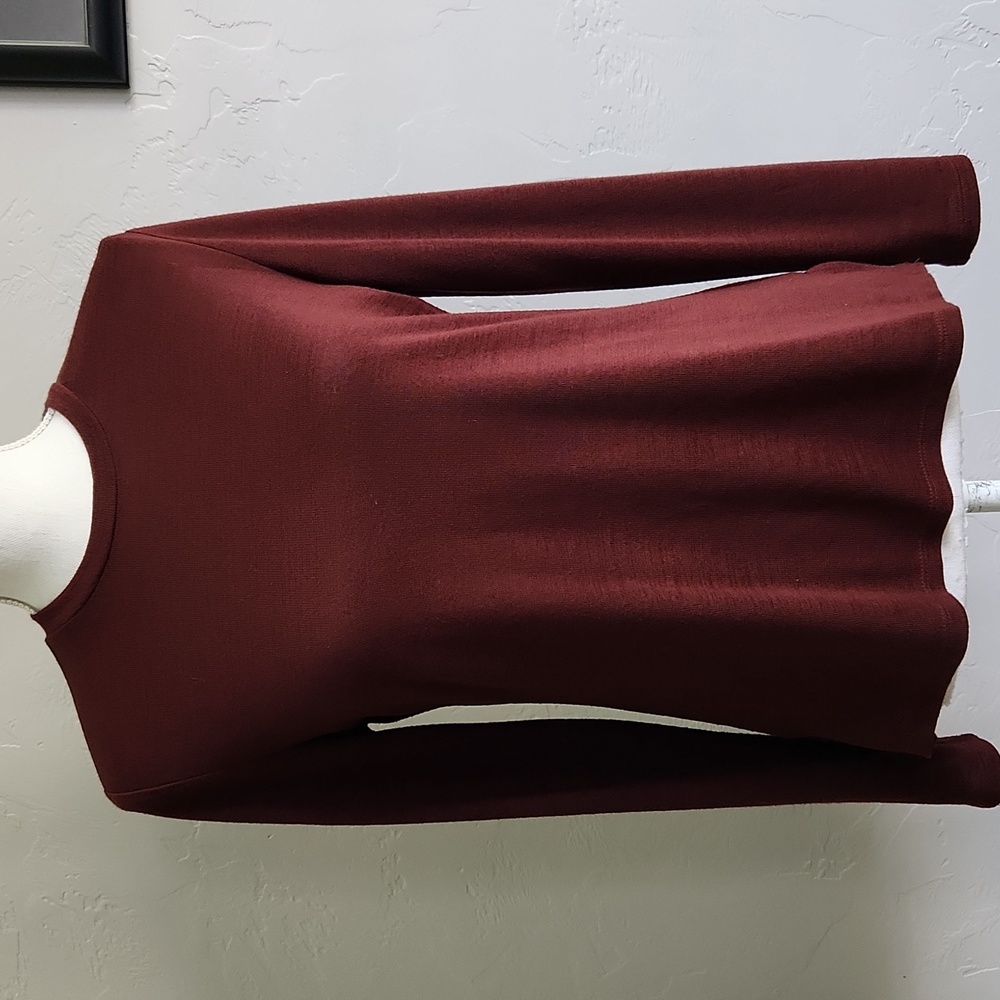Banana Republic Luxe Spun Cabernet Top MP